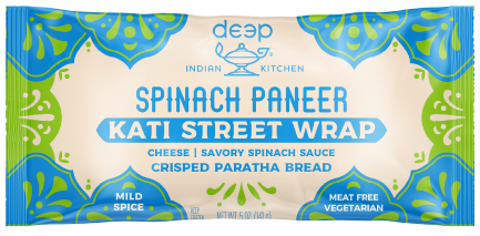 Kati Spinach Paneer