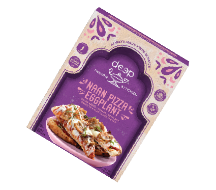 Naan Pizza Eggplant
